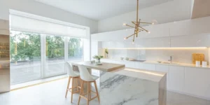 کابینت هایگلاس دو پله