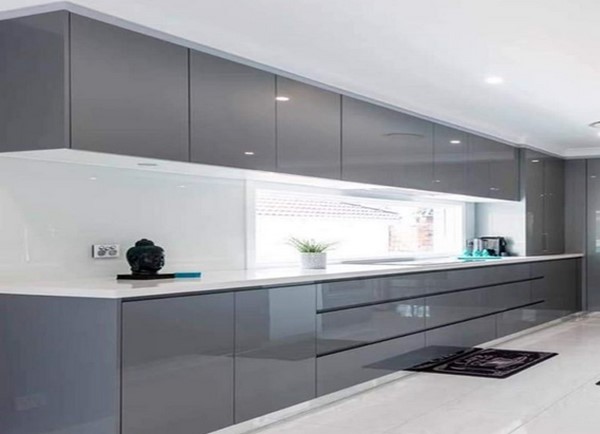 کابینت های گلاس طوسی