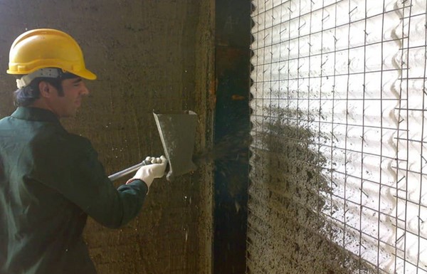 اجرای تری دی پانل شاتکریت