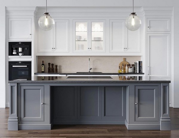 کابینت پولیشی دو رنگ