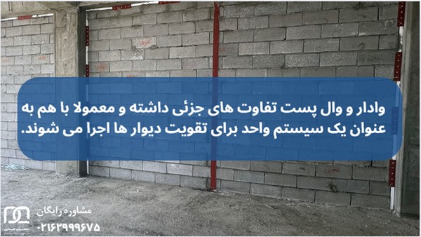 تفاوت وادار و وال پست