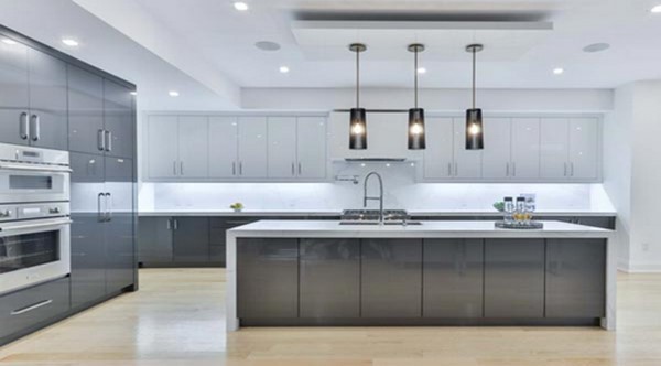 کابینت های گلاس طوسی