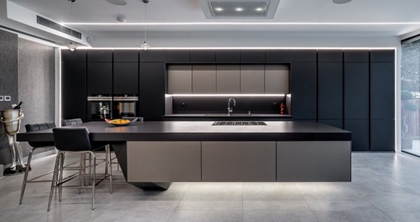 کابینت پولیشی دو رنگ