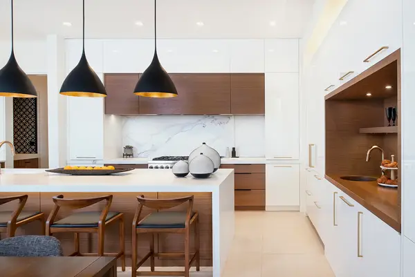 کابینت هایگلاس دو پله