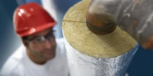 پشم سنگ فویل دار