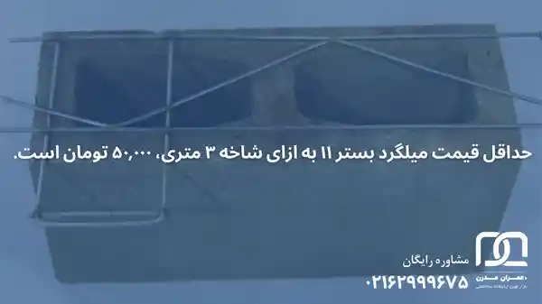 قیمت میلگرد بستر ۱۱