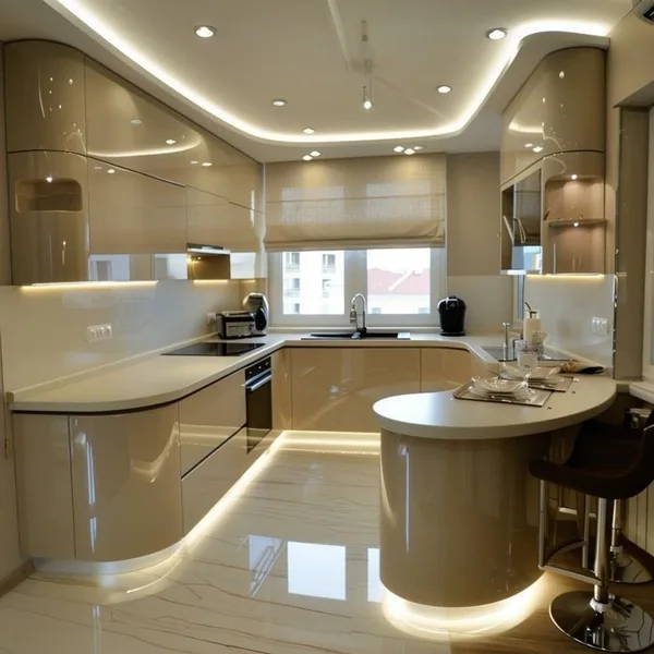 نحوه محاسبه قیمت کابینت های گلاس