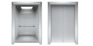 درب اتوبوسی کابین آسانسور