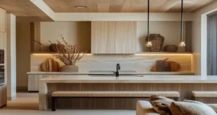 کابینت های گلاس سفید نسکافه ای