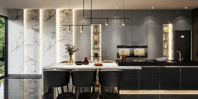 طرح کابینت های گلاس