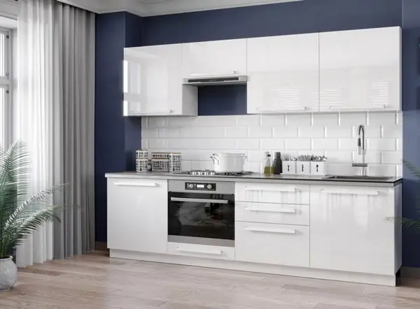 مدل کابینت آشپزخانه کوچک هایگلاس