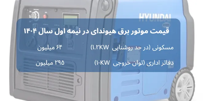 موتور برق سایلنت هیوندای