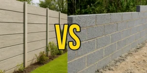 دیوار پیش ساخته باغی مناسب تر است یا بلوک سیمانی