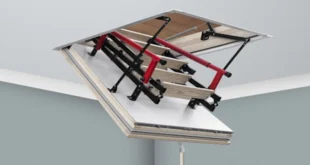 پله جمع شونده برای فضای کم