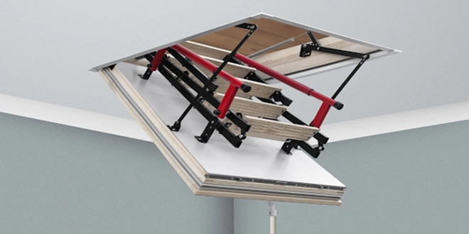 پله جمع شونده برای فضای کم