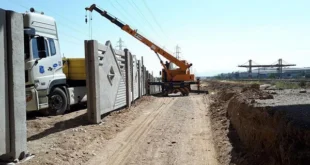 کرایه حمل دیوار بتنی آماده با تریلی