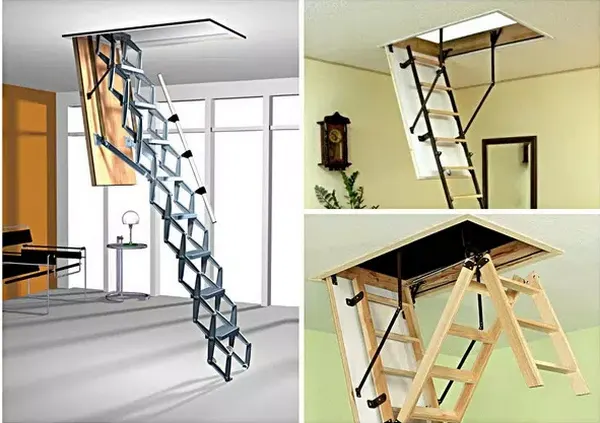 پله جمع شونده برای مغازه