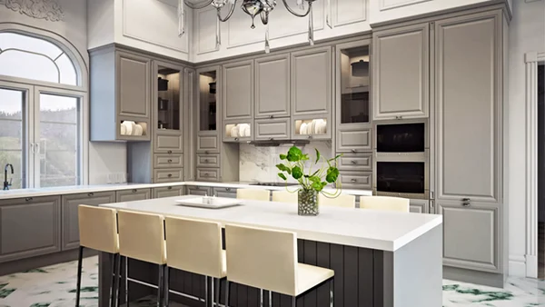 کابینت نئوکلاسیک مات