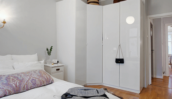 کمد دیواری اتاق خواب کوچک