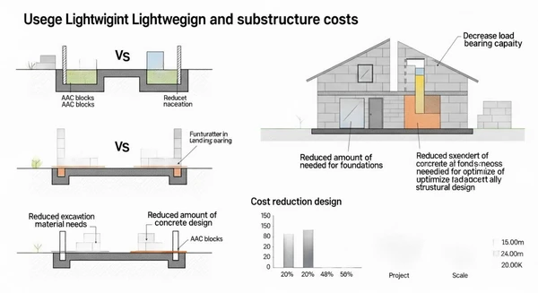 تأثیر سبک سازی با هبلکس بر کاهش هزینه فونداسیون و پی سازی 