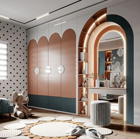 کمد دیواری اتاق کودک
