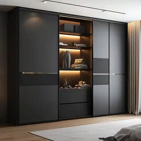 کمد دیواری ریلی اتاق خواب