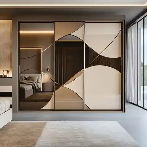 کمد دیواری ریلی اتاق خواب