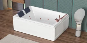 طراحی حمام با وان و جکوزی در خانه های ایرانی