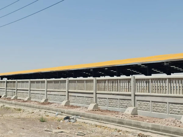 ۵۰ درصد صرفه جویی در زمان با دیوار آماده بتنی