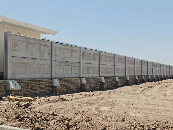 ۵۰ درصد صرفه جویی در زمان با دیوار آماده بتنی