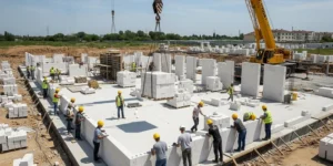 لجستیک آسان بلوک هبلکس در پروژه‌ ها