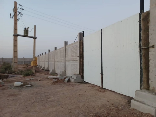 ضخامت های گوناگون دیوار پیش ساخته بتنی