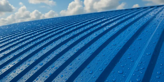 ورق گالوانیزه در رنگ های متنوع مناسب سقف سوله