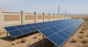 دیوارکشی سریع برای نیروگاه خورشیدی