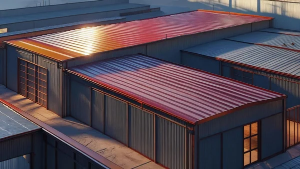 پوشش سقف سوله با ورق گالوانیزه