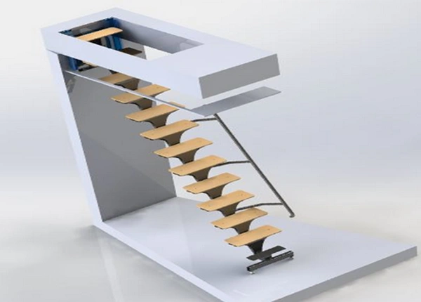 پله جمع شونده، راه حلی محکم تر و ایمن تر از نردبان