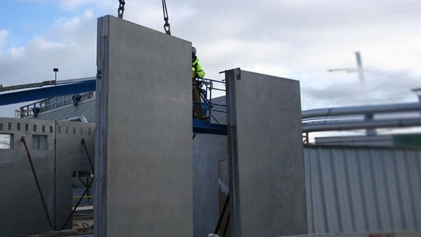 دیوارکشی کارخانه با دیوار پیش ساخته بتنی