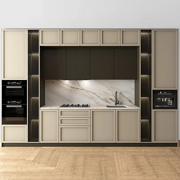 کابینت نئوکلاسیک کرم رنگ