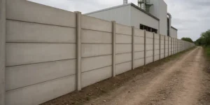 دیوارکشی کارخانه با دیوار پیش ساخته بتنی