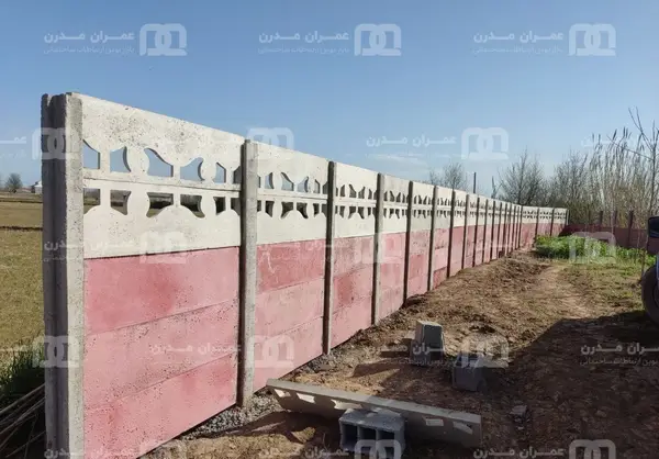 طراحی سفارشی دیوار پیش ساخته باغی