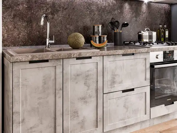 کابینت ام دی اف طرح سنگ