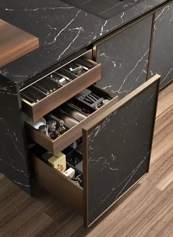 کابینت ام دی اف طرح سنگ