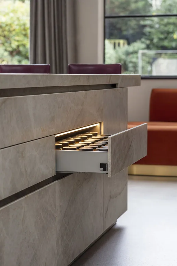 کابینت ام دی اف طرح سنگ