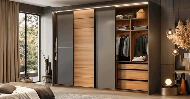 مدل کمد دیواری ریلی