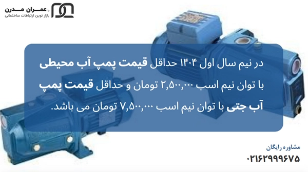 تفاوت پمپ آب محیطی و جتی