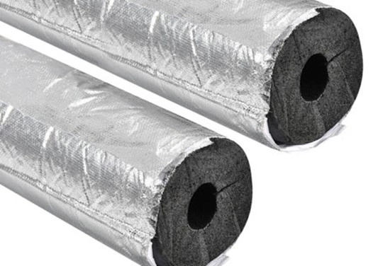 عایق الاستومری لوله ای با روکش آلومینیوم