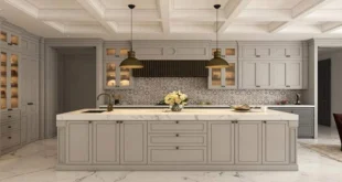 کابینت نئوکلاسیک رنگ بژ