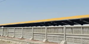 مرزبندی زمین های بزرگ با دیوار پیش ساخته