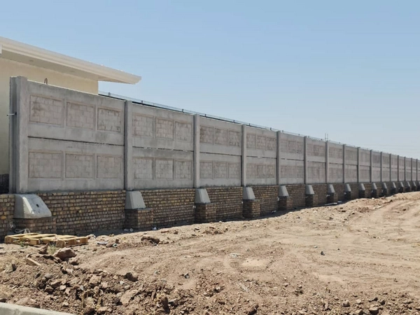 مرزبندی زمین های بزرگ با دیوار پیش ساخته