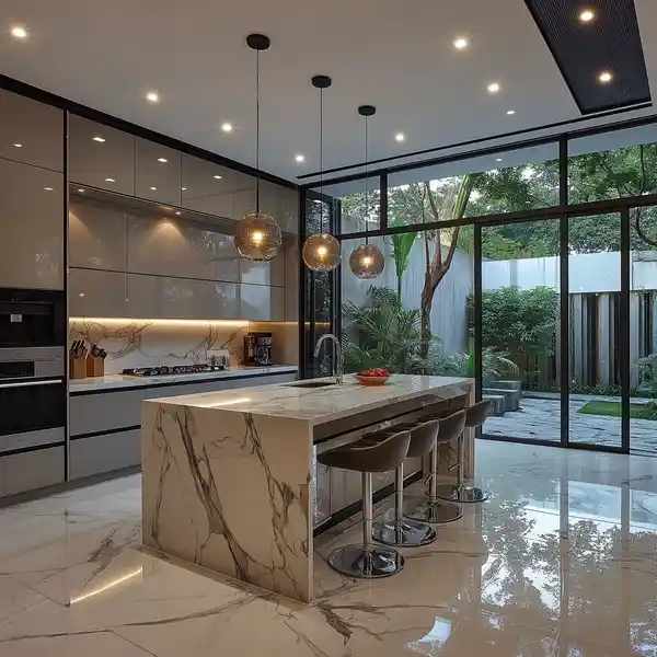 نصب کابینت پله ای